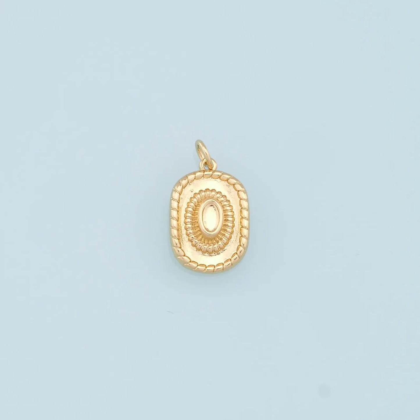 gold cowboy hat charm