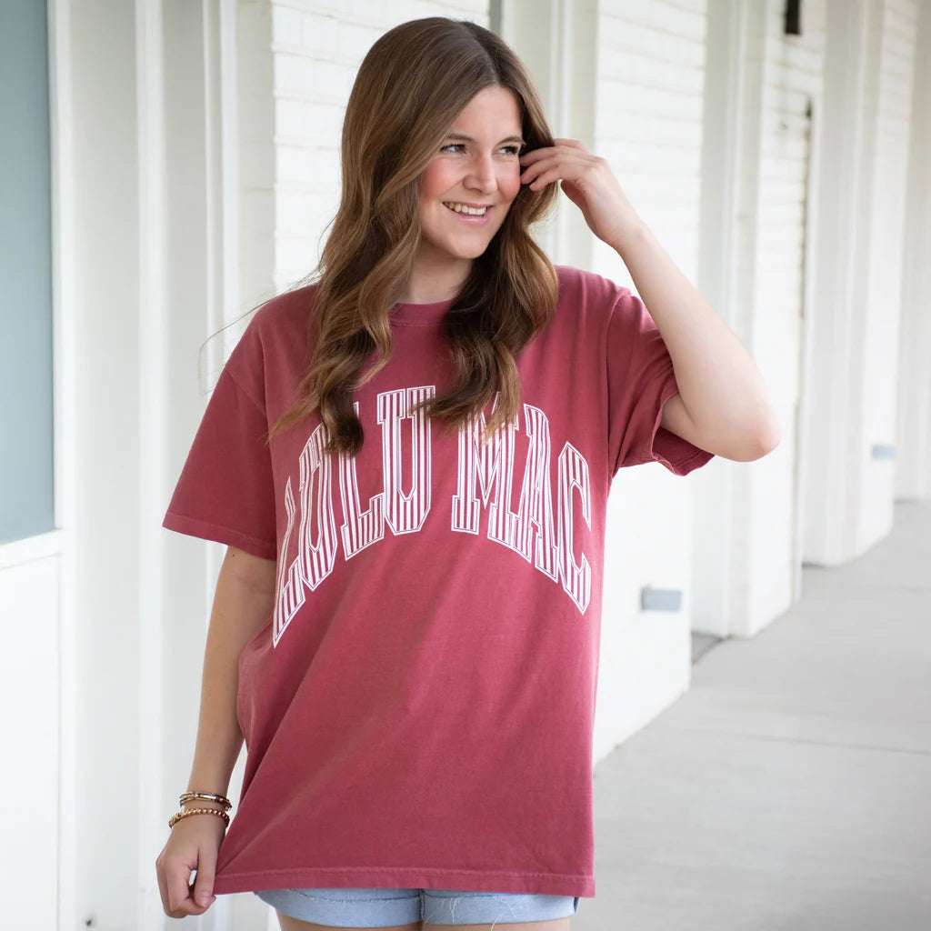 striped lulu mac tee