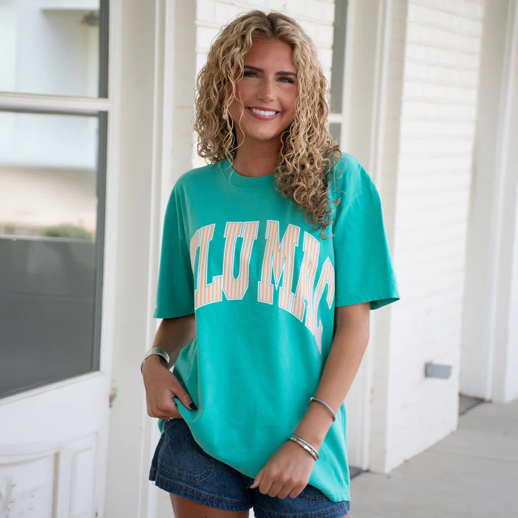 striped lulu mac tee