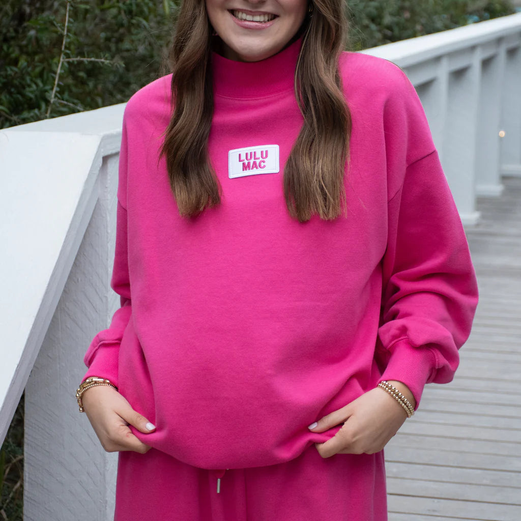 Lulu Mac patch mock neck PREORDER